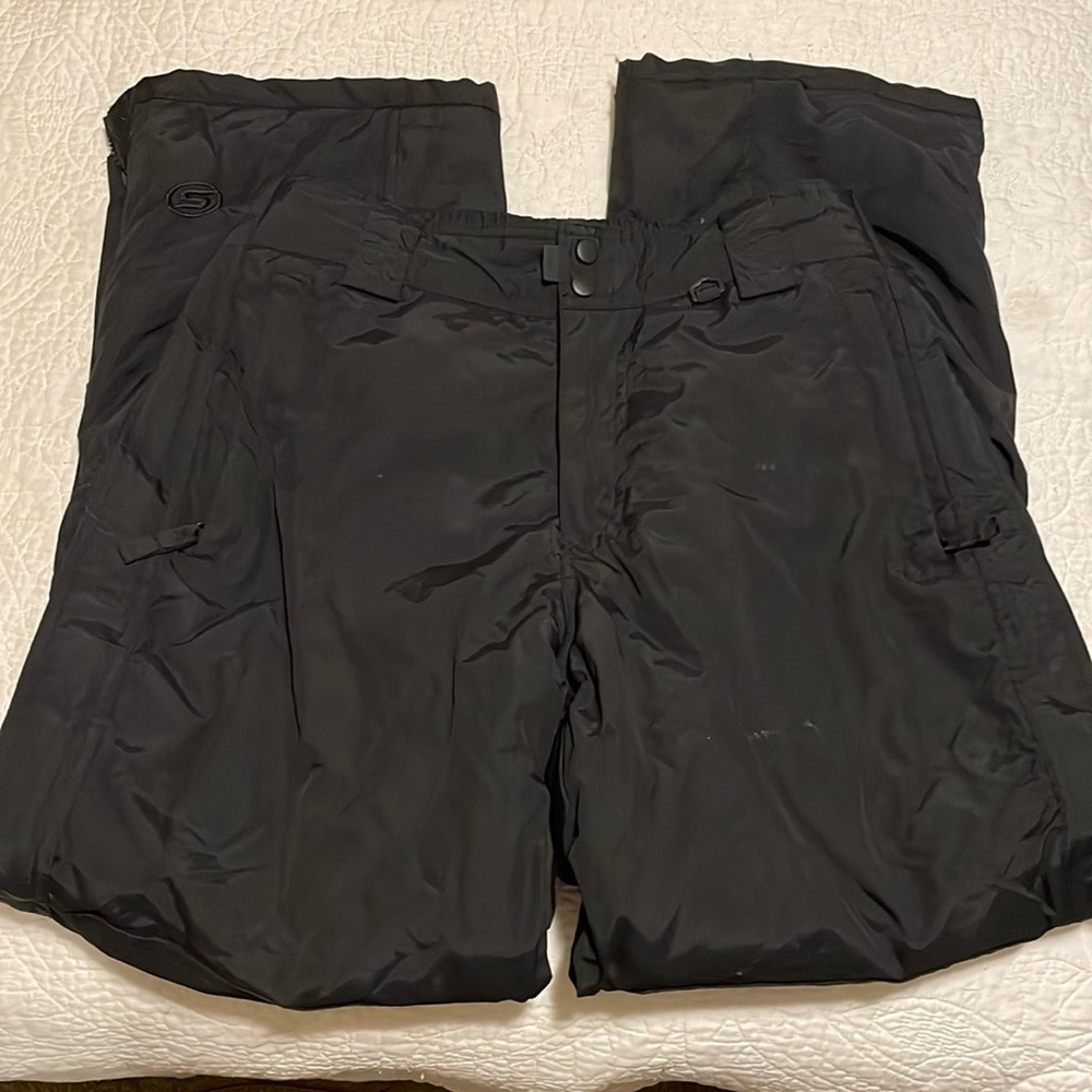 Men’s Slalom Black Snow Pants